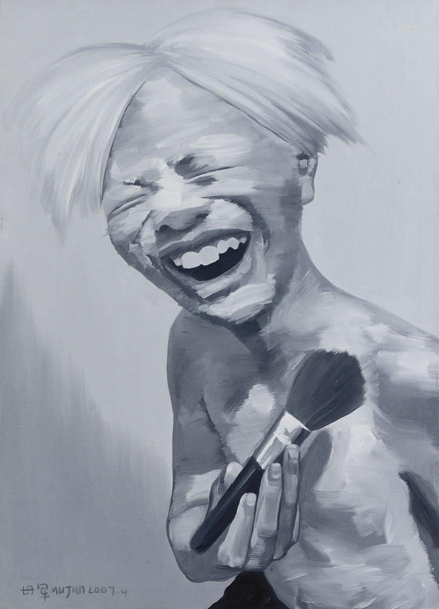 Mu Jun - Portrait as Andy Warhol