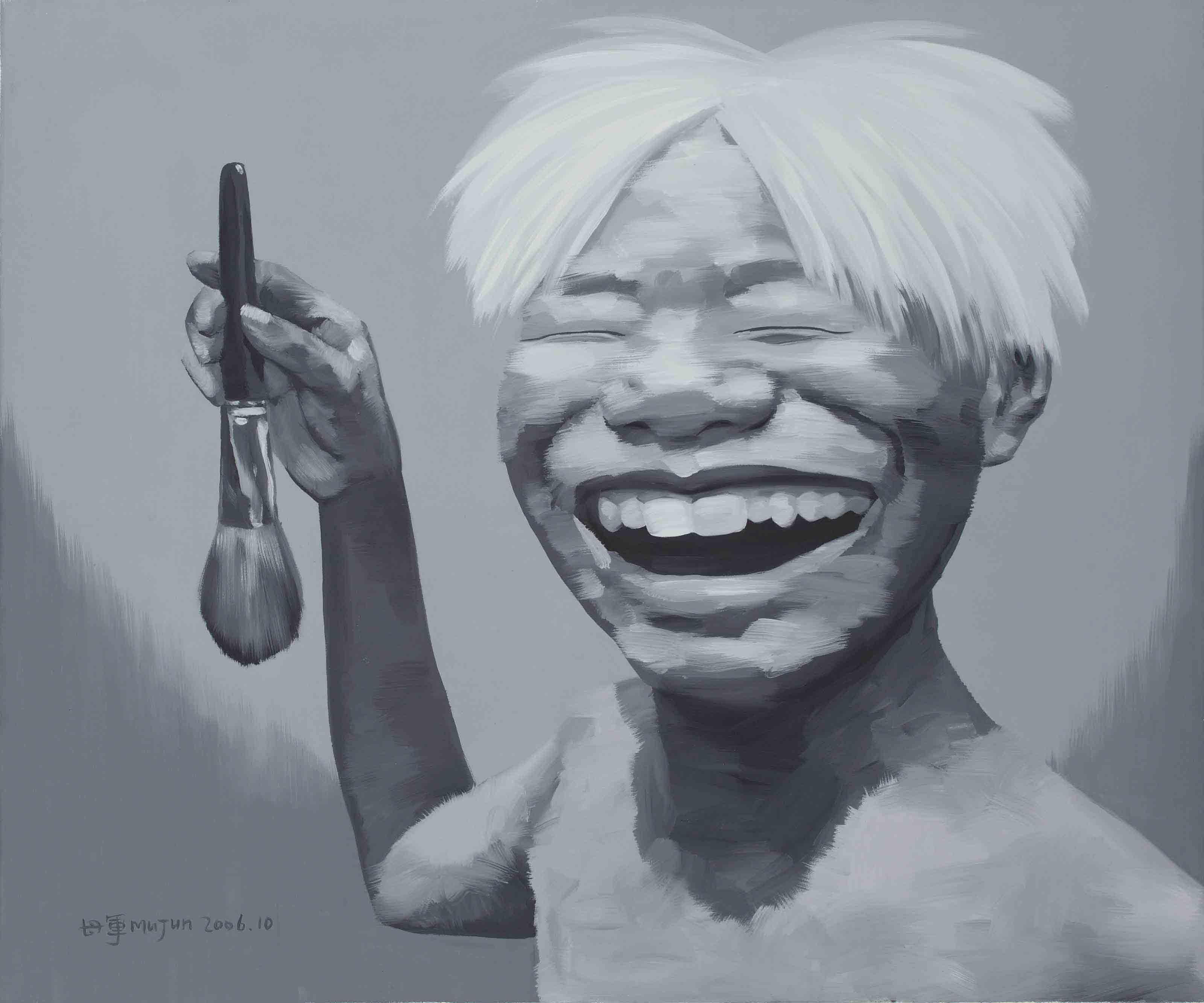 Mu Jun - Self-portrait as Andy Warhol