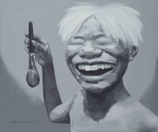 Mu Jun - Self-portrait as Andy Warhol