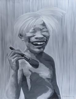 Mu Jun - Self-portrait as Andy Warhol