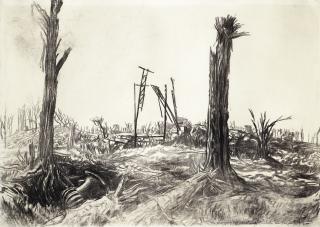 Muirhead Bone - The Orangery Of Deniécourt Chateau, Near Peronne