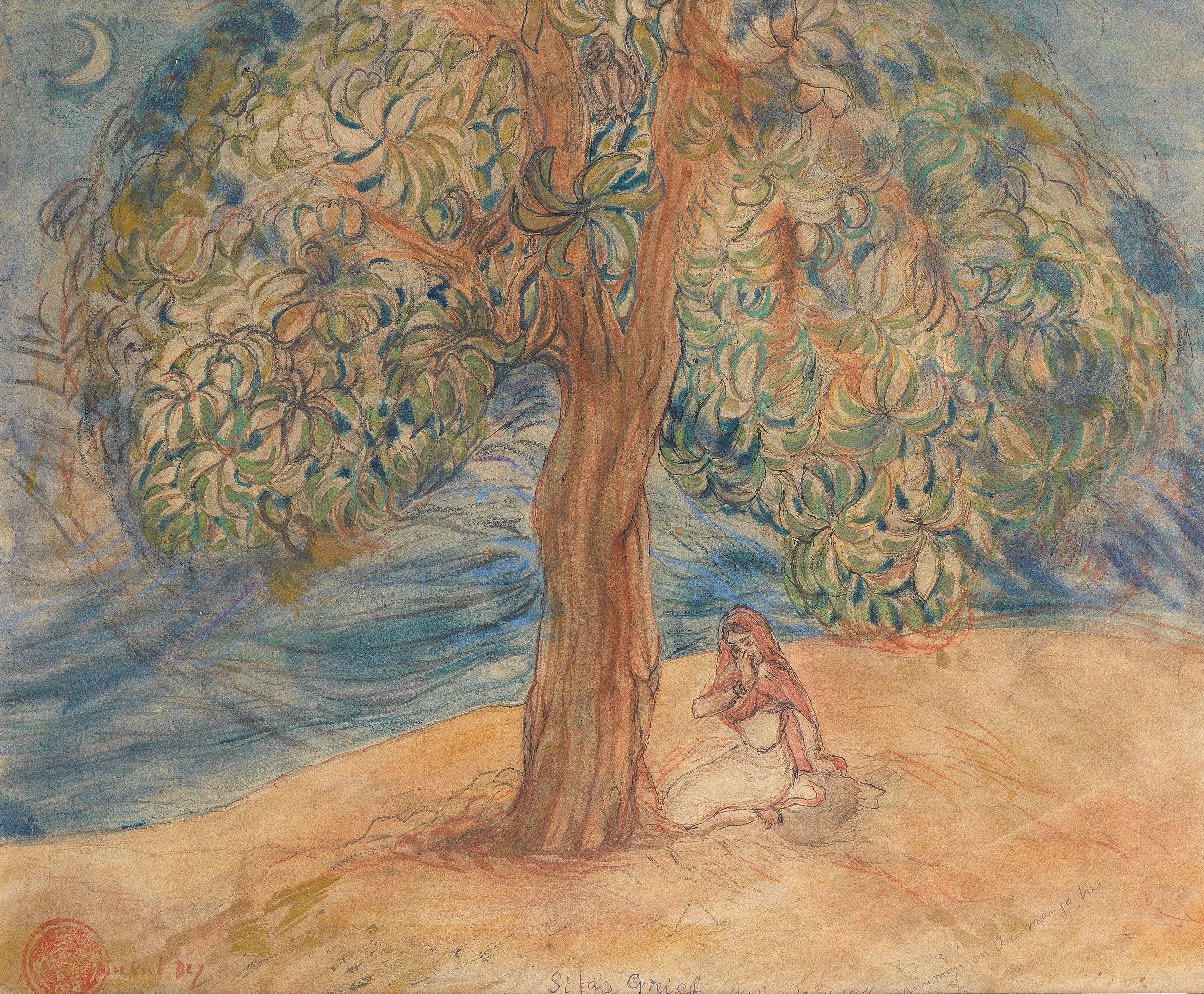 Mukul Dey - Sita\'s Grief