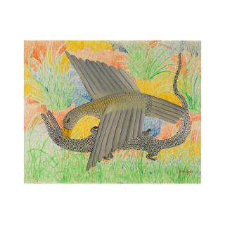 Mulongoy Pili Pili - Oiseau et lézard