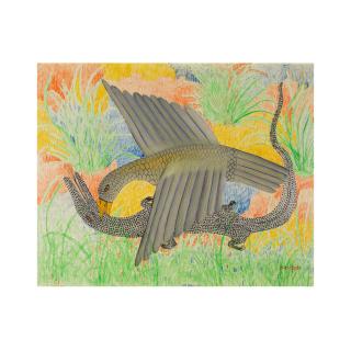 Mulongoy Pili Pili - Oiseau et lézard