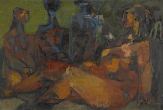 Munira Al-Kazi - Kuwaiti couple In A Garden