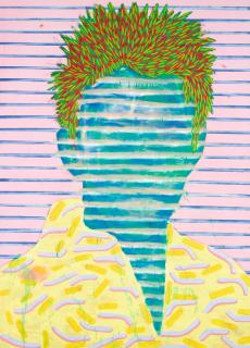 Mustafa Maluka - Untitled (Face)