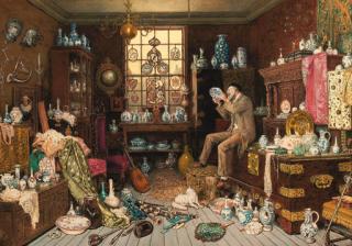 Myles Birket Foster, R.W.S. - The Old Curiosity Shop