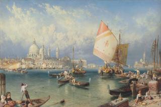 Myles Birket Foster, R.W.S. - Venice from the Giudecca