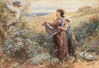 Myles Birket Foster, RWS - Nutting