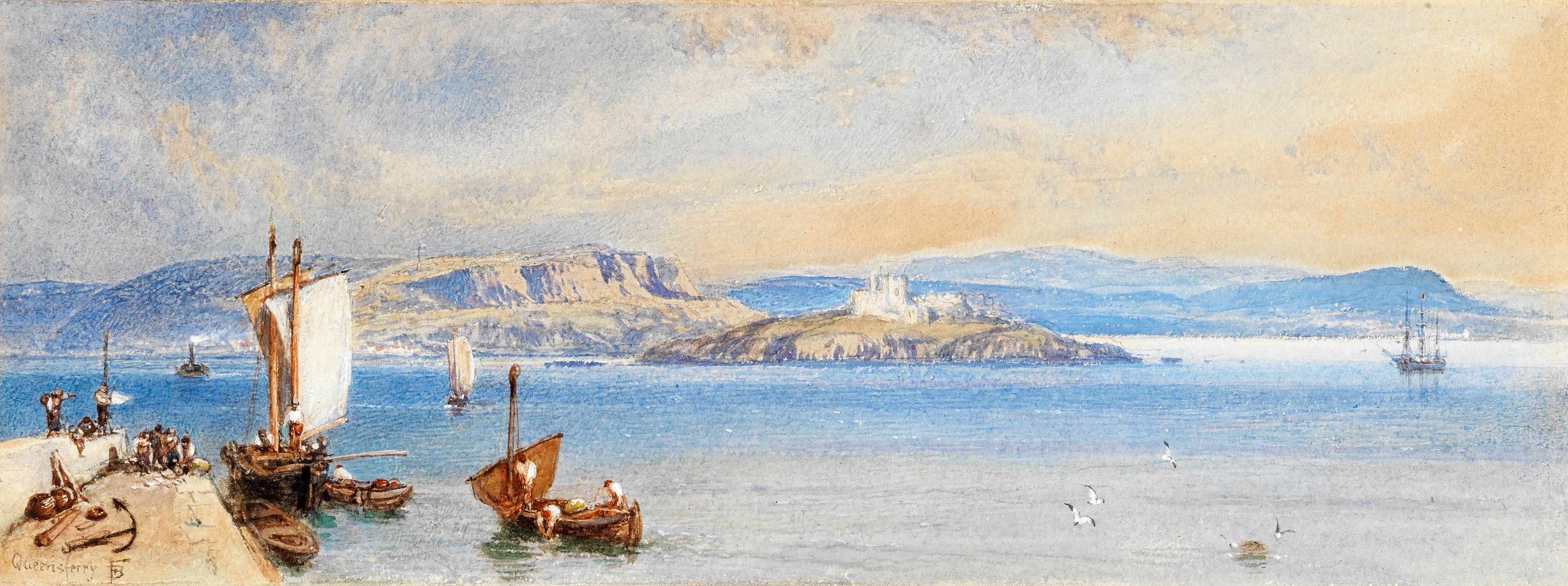 Myles Birket Foster, RWS - \'Queensferry\'
