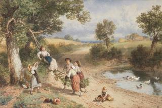 Myles Birket Foster, RWS - The Swing