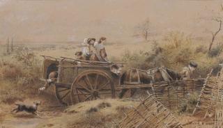 Myles Birket Foster - The Carriage