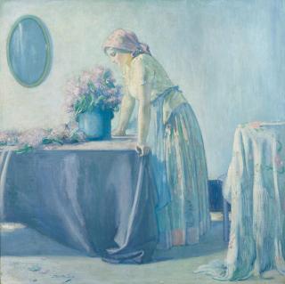 Myron Barlow - A Woman in an Interior