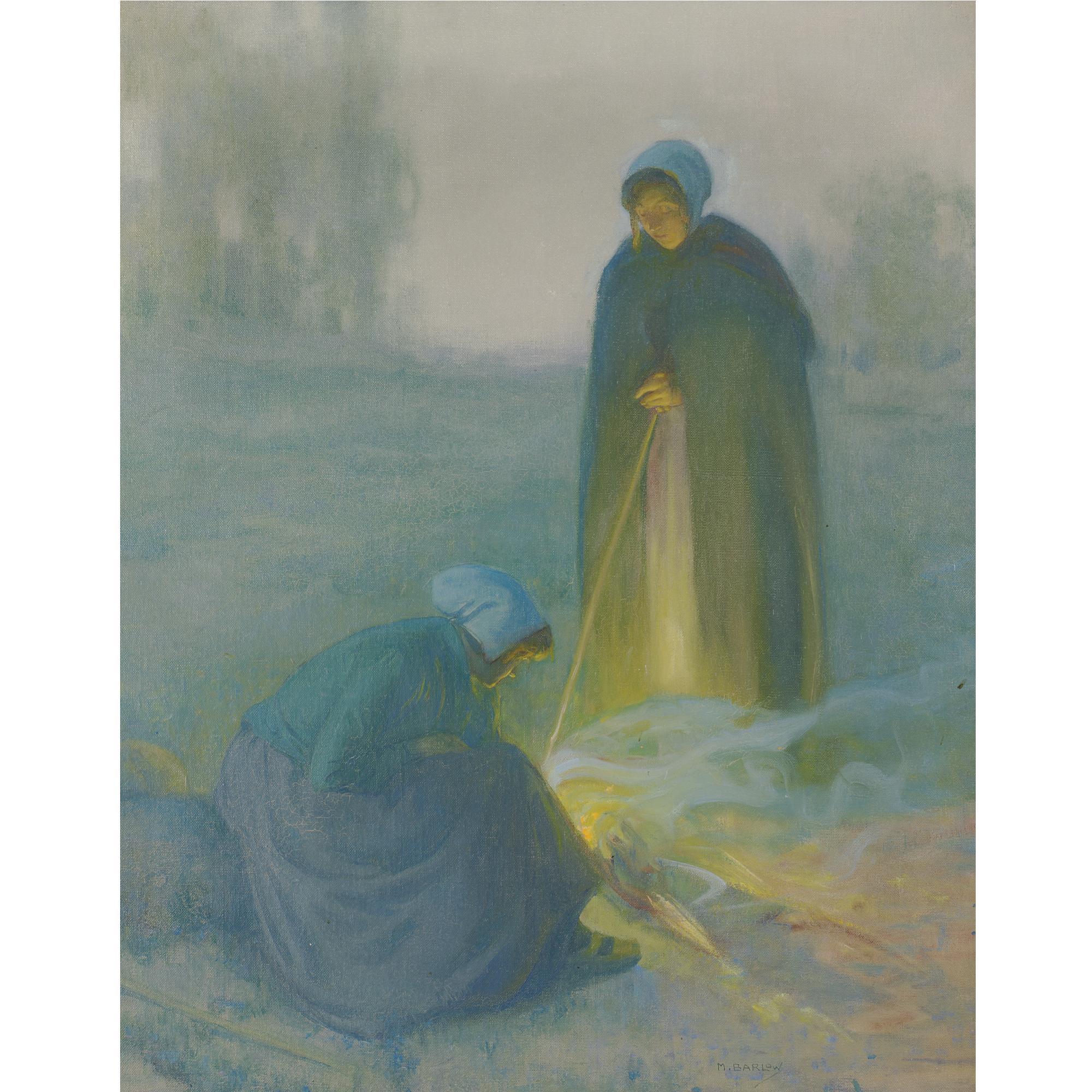 Myron G. Barlow - By The Fire