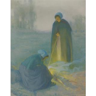 Myron G. Barlow - By The Fire