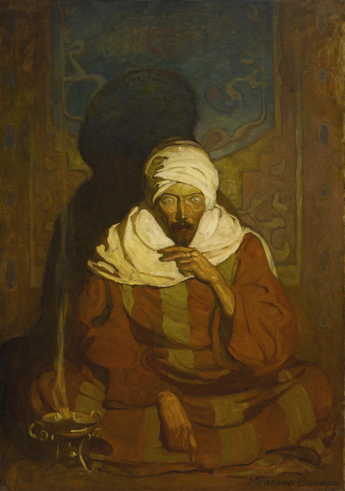 N. C. Wyeth - A Hindu Mystic (Seated Arab)
