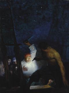 N.C. Wyeth - Ayrton\'S Fight With The Pirates