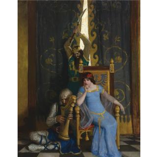 N.C Wyeth - King Mark Slew The Noble Knight Sir Tristam