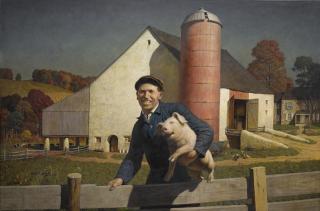 N. C. Wyeth - Portrait Of A Farmer (Pennsylvania Farmer)