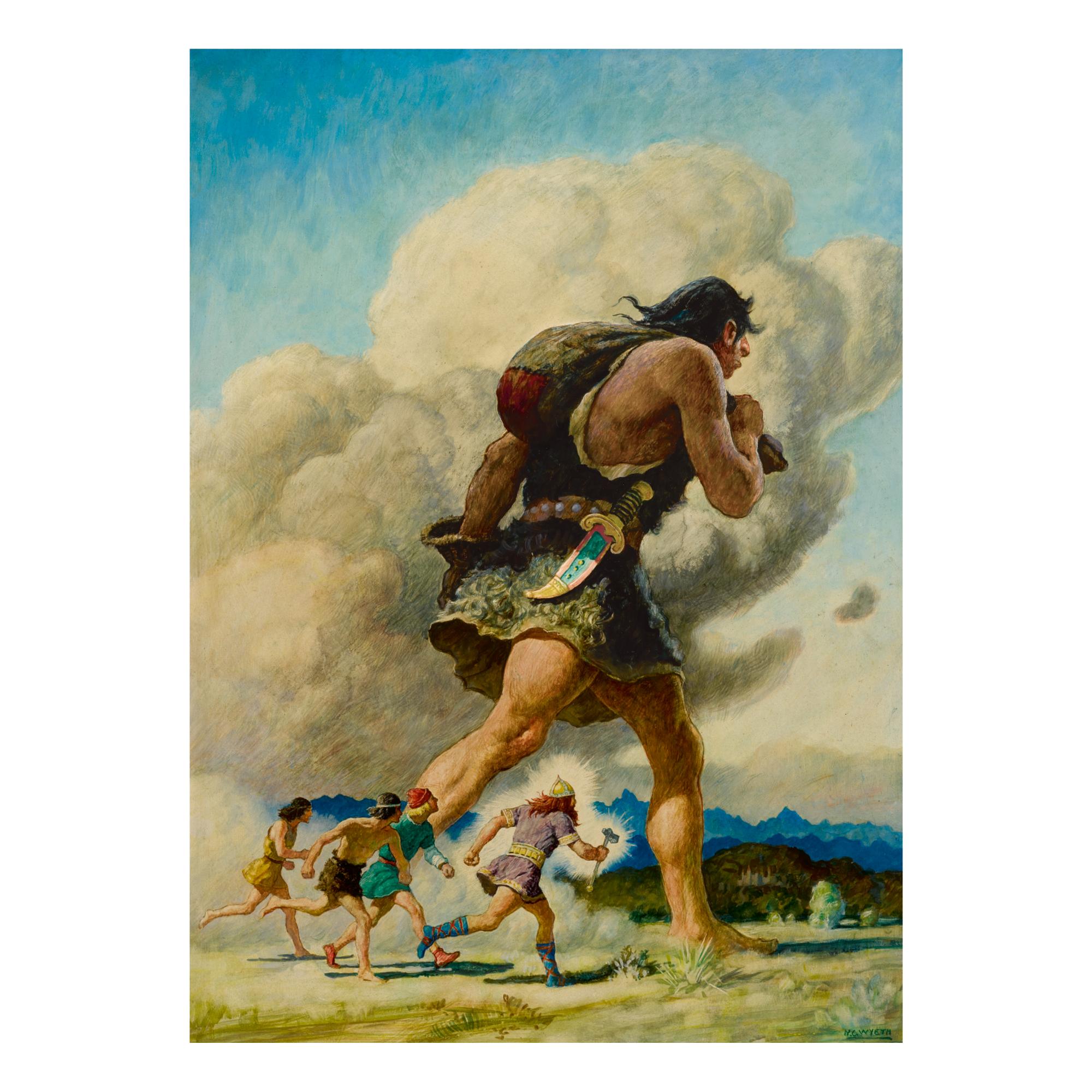 N. C. Wyeth - The Three Friends