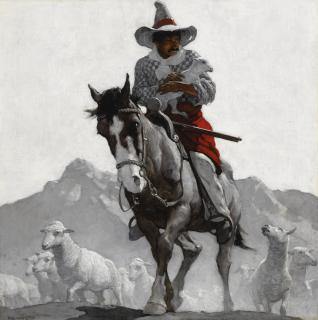N. C. Wyeth - Untitled (Country Gentleman Cover)