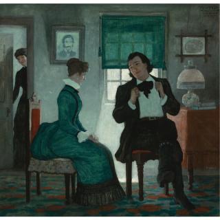 N.C. Wyeth - Yancey\'S Ardent Eyes Took On Their Most Melting Look