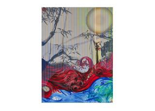 Na Wei - The Bamboo and Red Tide Landscape