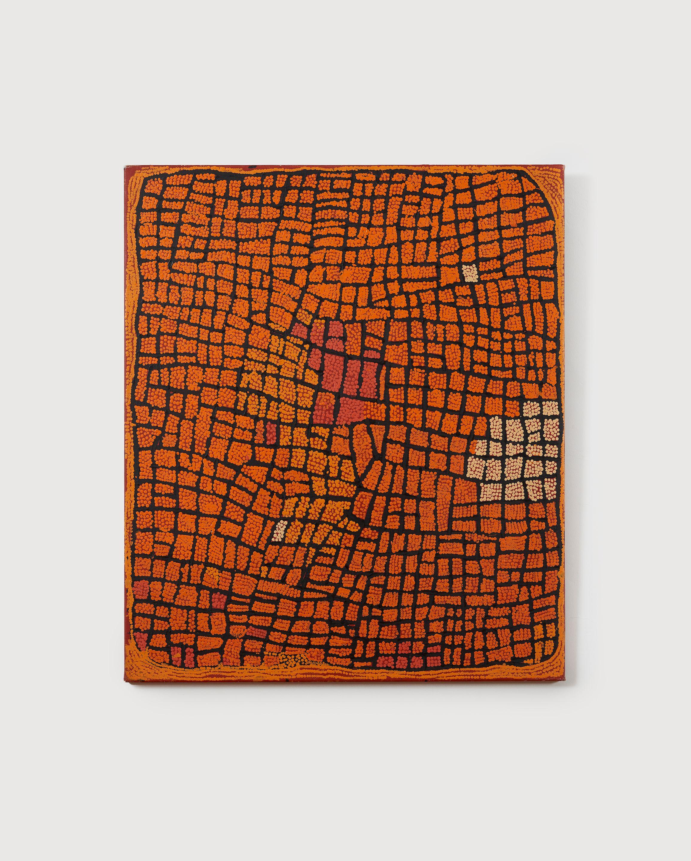 Naata Nungurrayi - Untitled (rockhole and soakage water site of Marrapinti), 2003