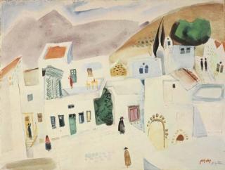 Nachum Gutman - Succoth in Safed