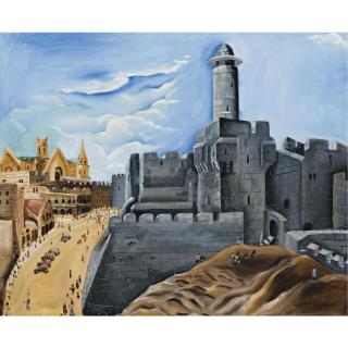 Nachum Gutman - Tower Of David, Jerusalem