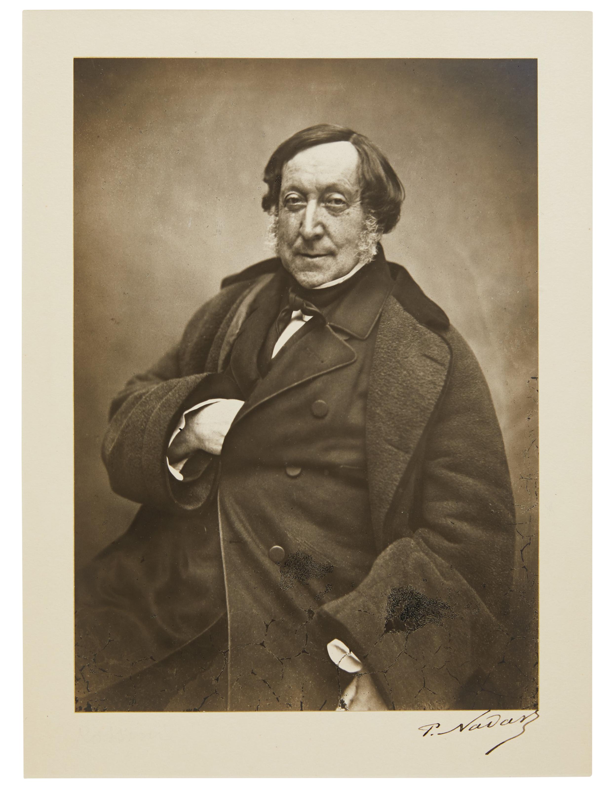 Nadar [Gaspard-Felix Tournachon] - Gioachino Rossini, 1856
