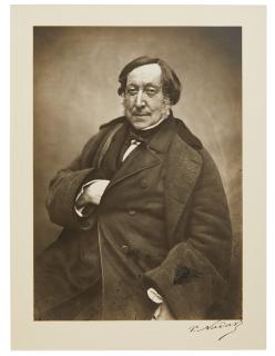 Nadar [Gaspard-Felix Tournachon] - Gioachino Rossini, 1856