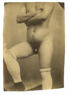 Nadar - L\'Hermaphrodite, 1860Albumen Print. Mounted And Framed.