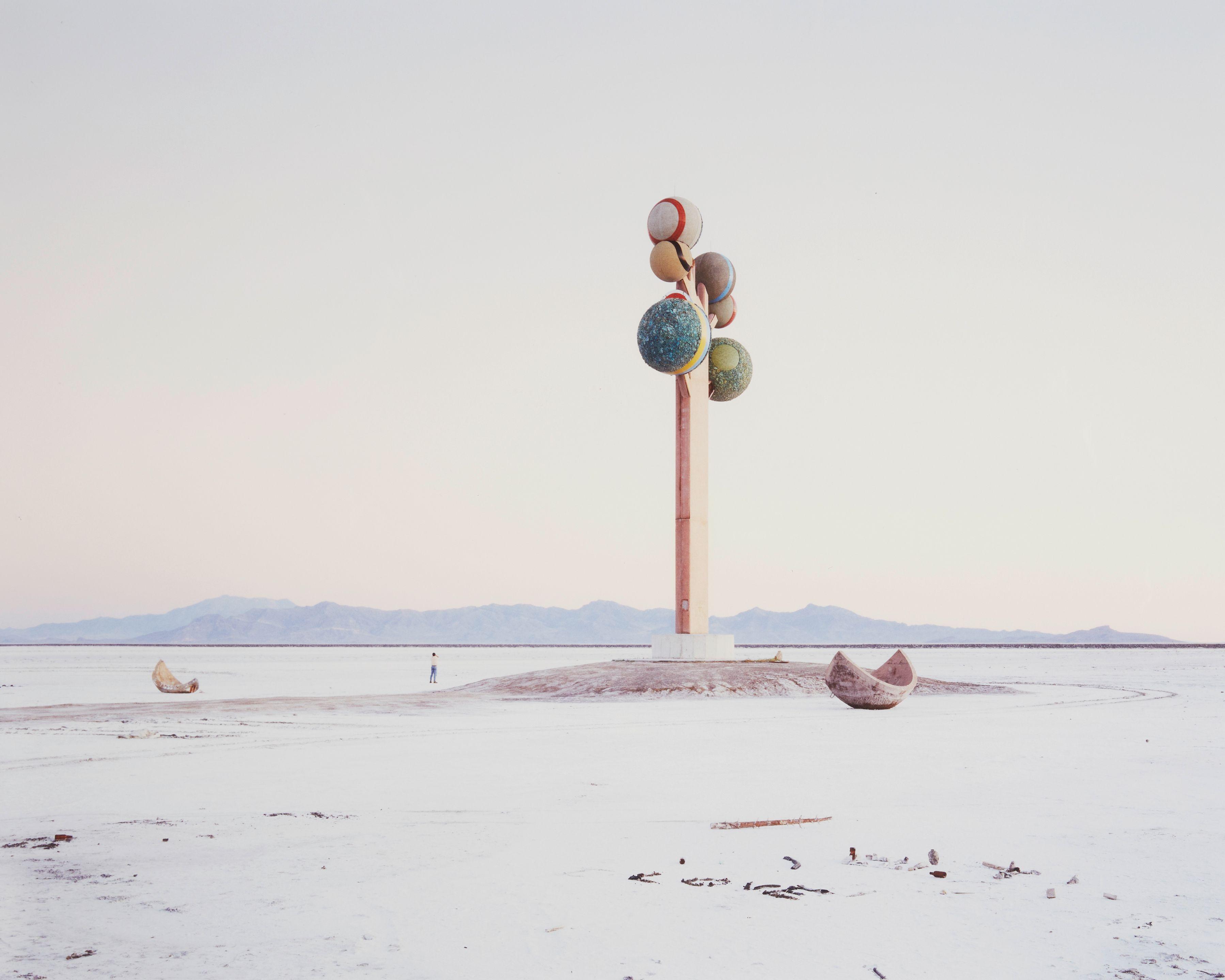 Nadav Kander - Monument, Utah, 1995; and Spanish Moss, Louisiana 2