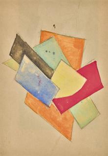 Nadezhda Andreevna Udaltsova - Composition (Double-Sided)