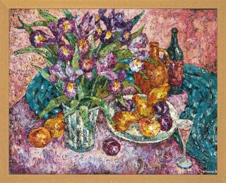 Nadezhda Stupina - Fruit And Irises