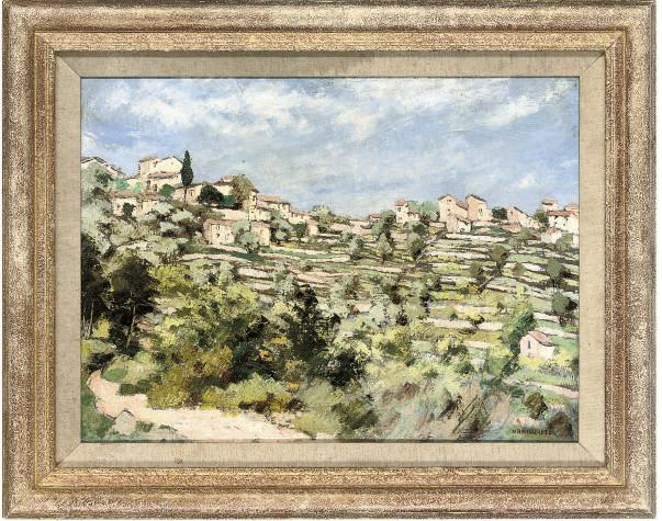 Nadia Benois - A village on a hill