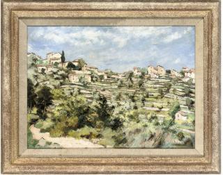 Nadia Benois - A village on a hill