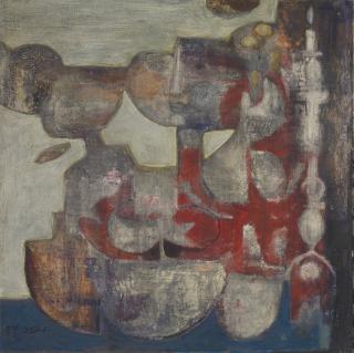 Naftali Bezem - Female Figure With Still Life