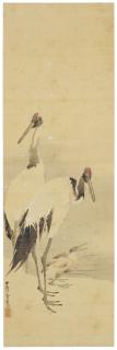 Nagasawa Rosetsu - Cranes in Snow