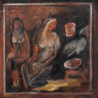 Nahid Raza - Untitled (Three women)