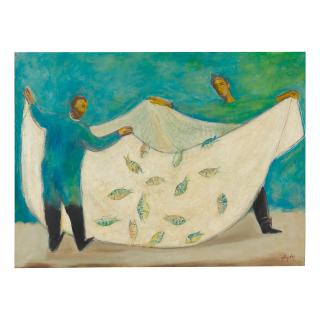 Nahum Gutman - Fishermen