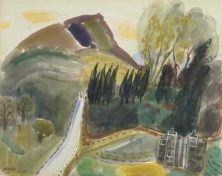 Nahum Gutman - Hills Of Jerusalem