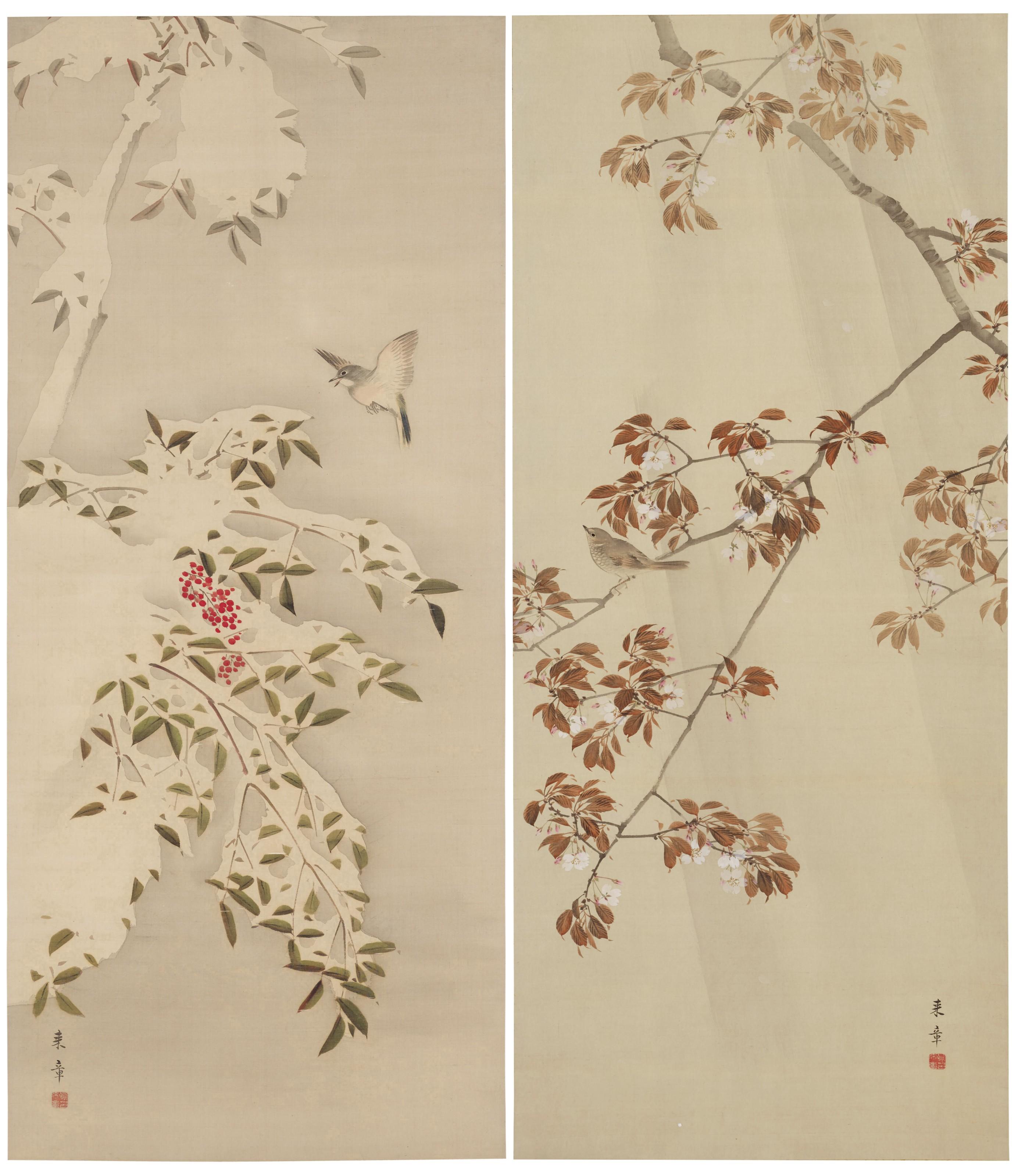 Nakajima Raisho - Birds and Flowers