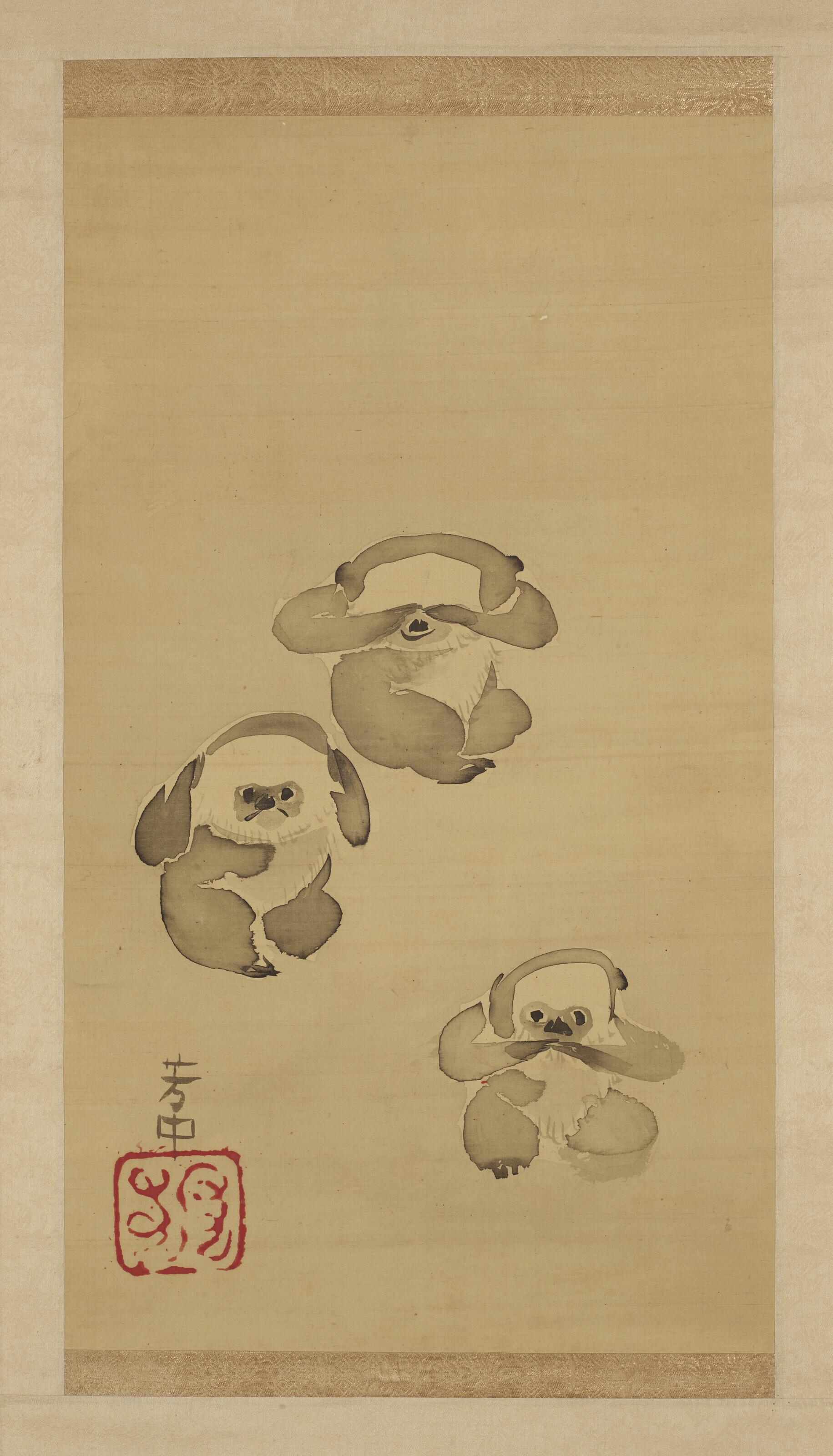 Nakamura Hochu - Three Wise Monkeys