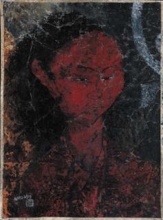 Nakamura Naondo - Figure in red