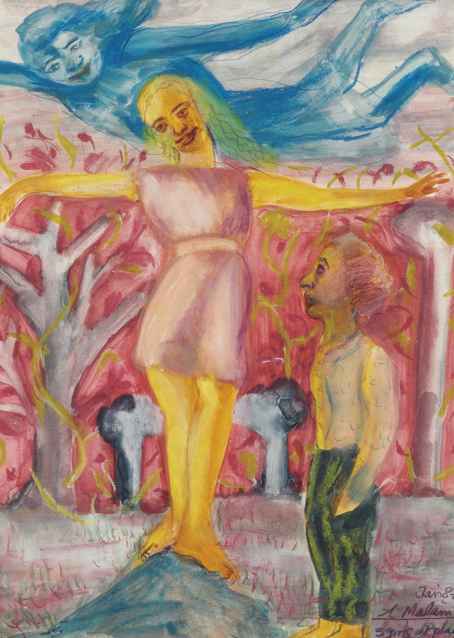 Nalini Malani - 3 Girls at Play