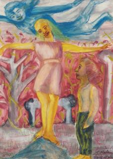 Nalini Malani - 3 Girls at Play