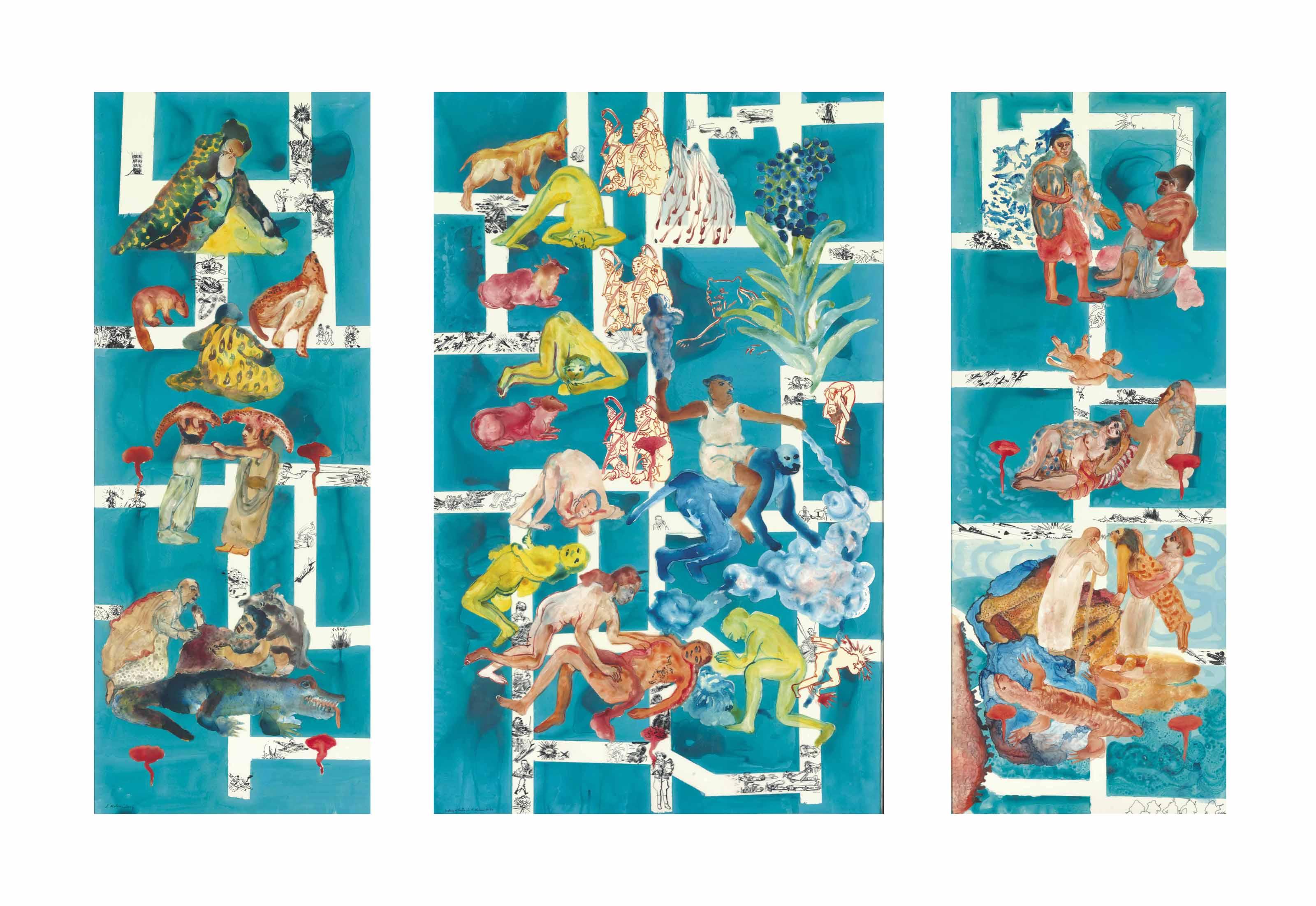 Nalini Malani - Ecstasy of Radha 2