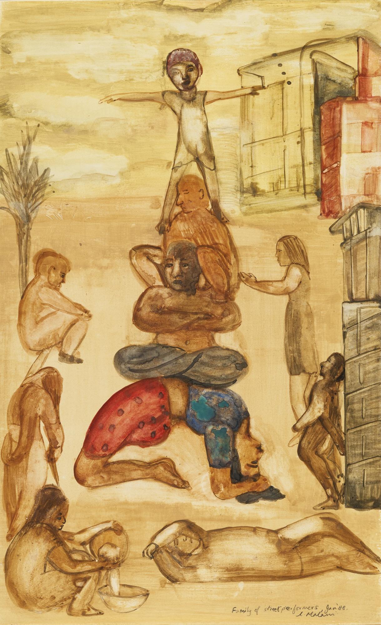 Nalini Malani - Family Of Street Performers